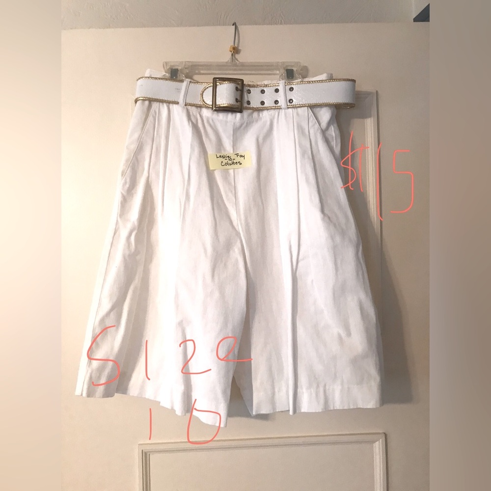 White Colette  with belt